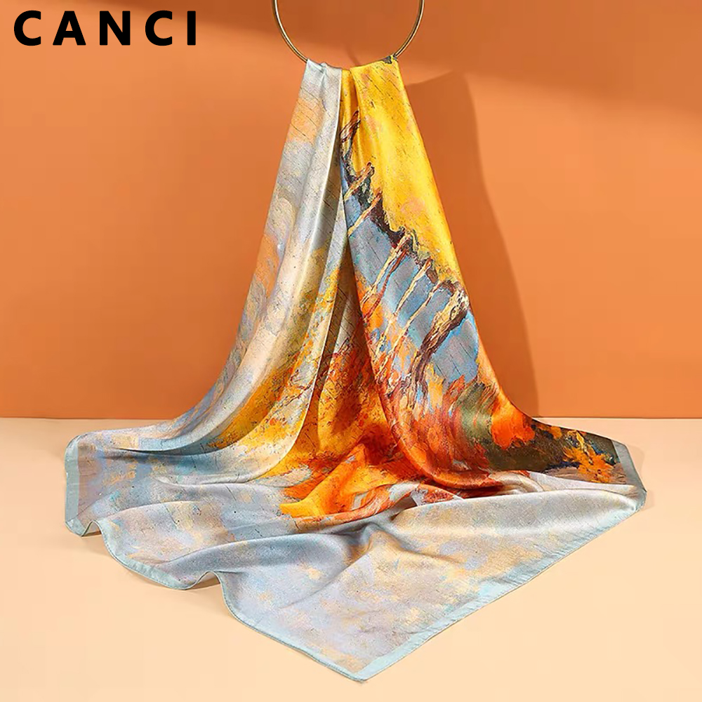 Scarf Silk Square - 100% Pure Mulberry Silk Women Square