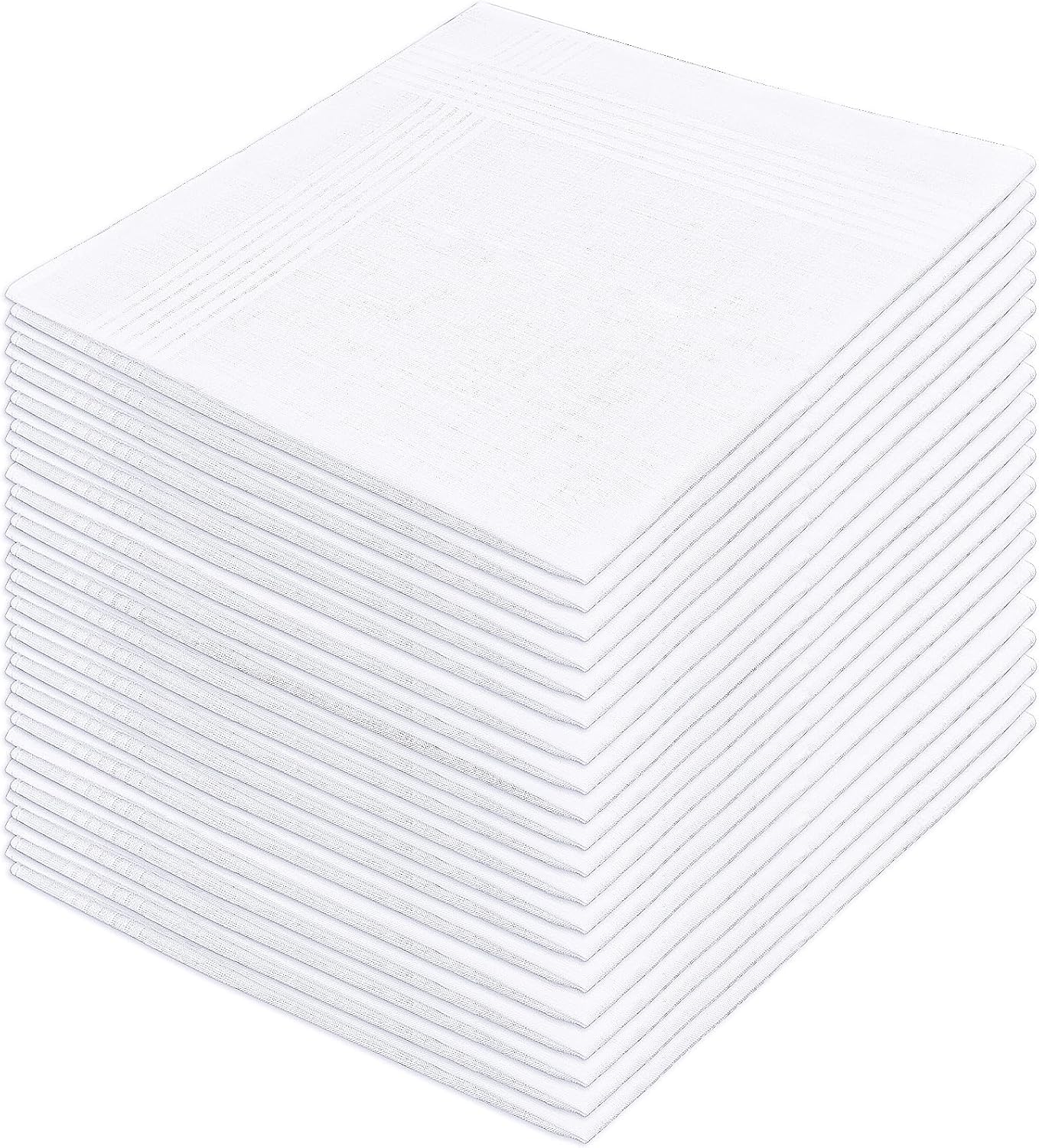 Handkerchief Cotton Men - 20 Pcs Cotton Handkerchiefs for Men,