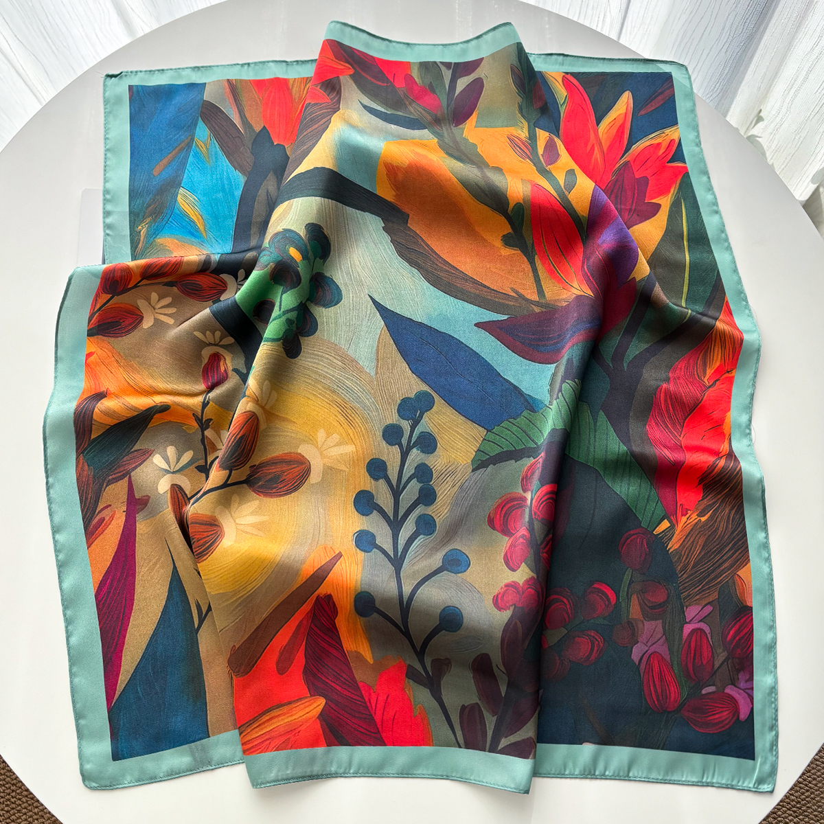 Scarf Silk Square - 2026 Summer New Scarf Women Oil