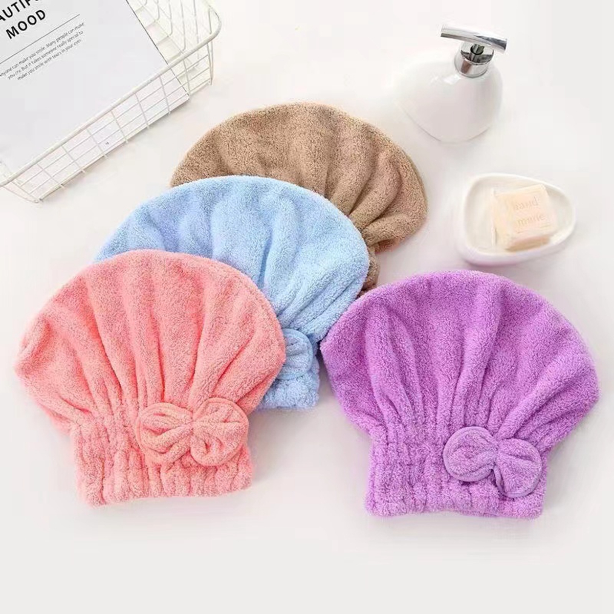 1Pc Microfiber Hair Drying Tow - Head Wrap Turban review and price