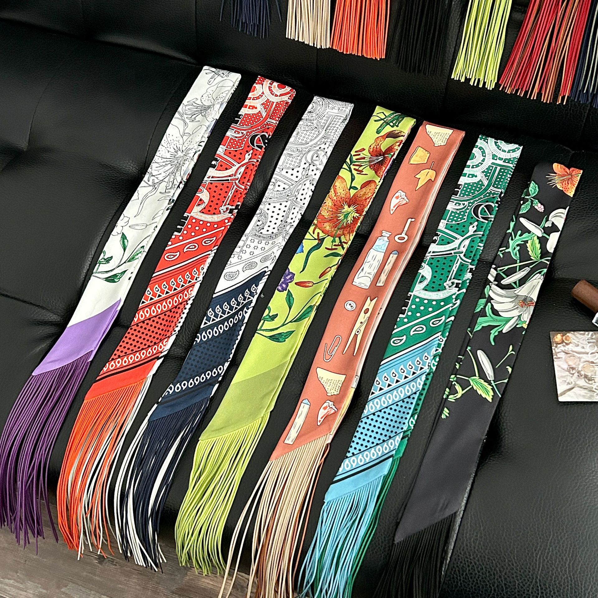 Luxury Tassel Skinny Scarf for - Face Scarf Mask review and price
