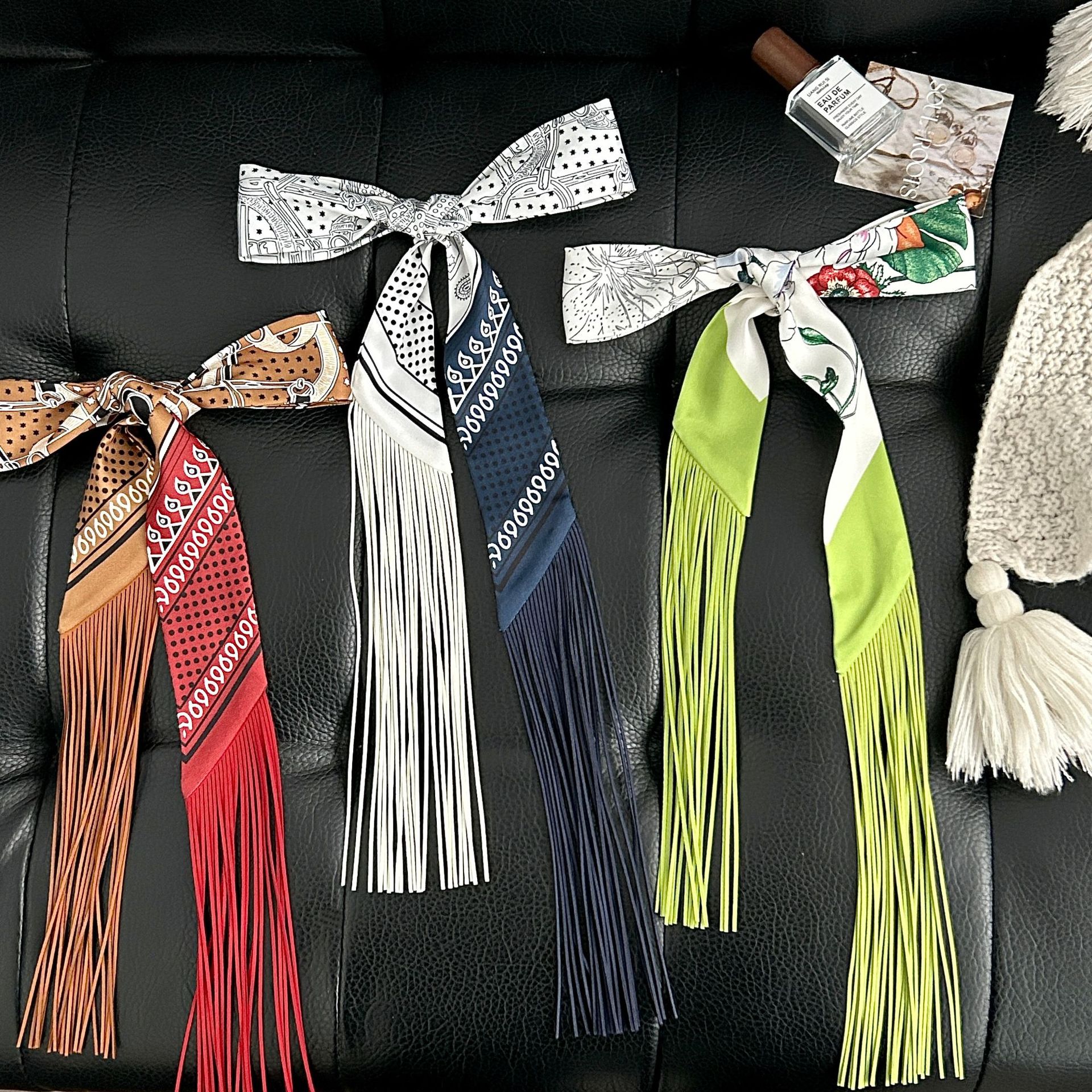 Luxury Tassel Skinny Scarf for - Face Scarf Mask review and price