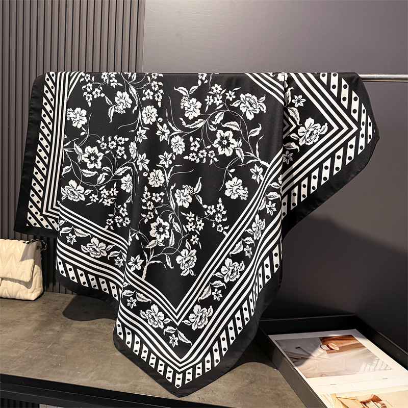 1pcs 90*90cm Floral Printed La - Bandana Cotton review and price
