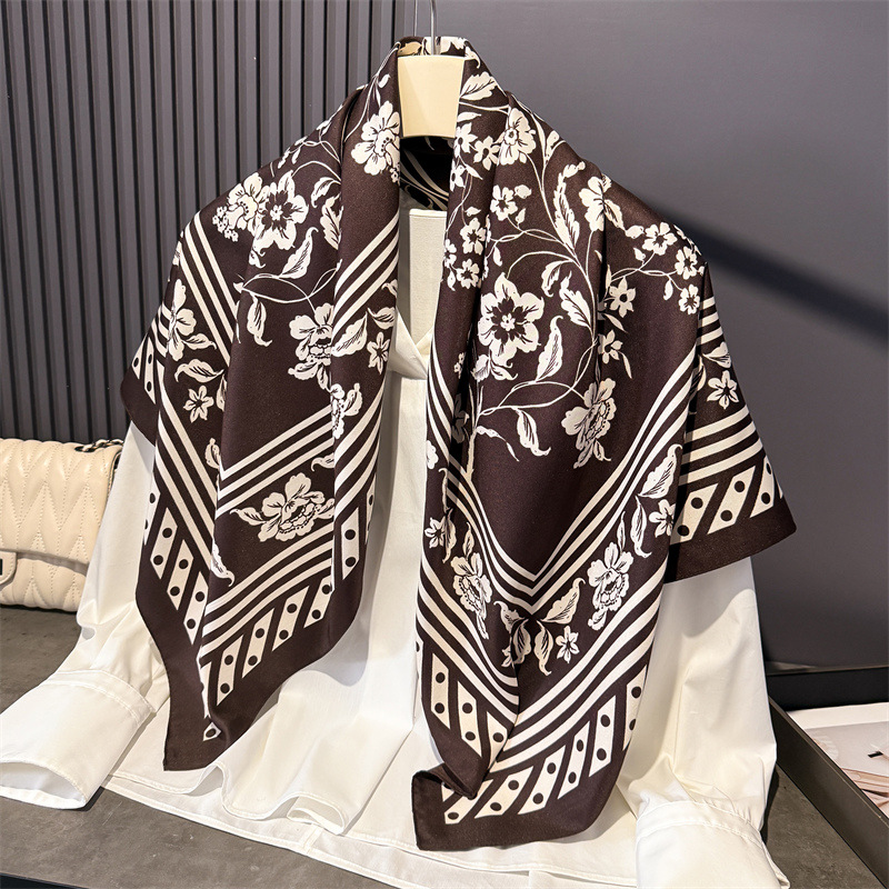 1pcs 90*90cm Floral Printed La - Bandana Cotton review and price