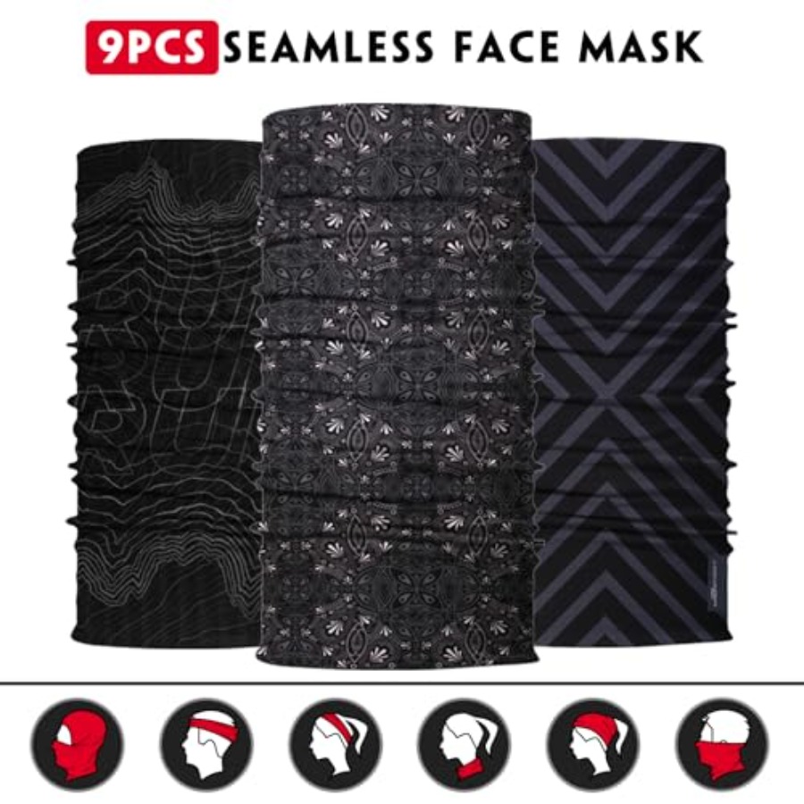 Neck Gaiter for Men Women Head - Face Scarf Mask review and price