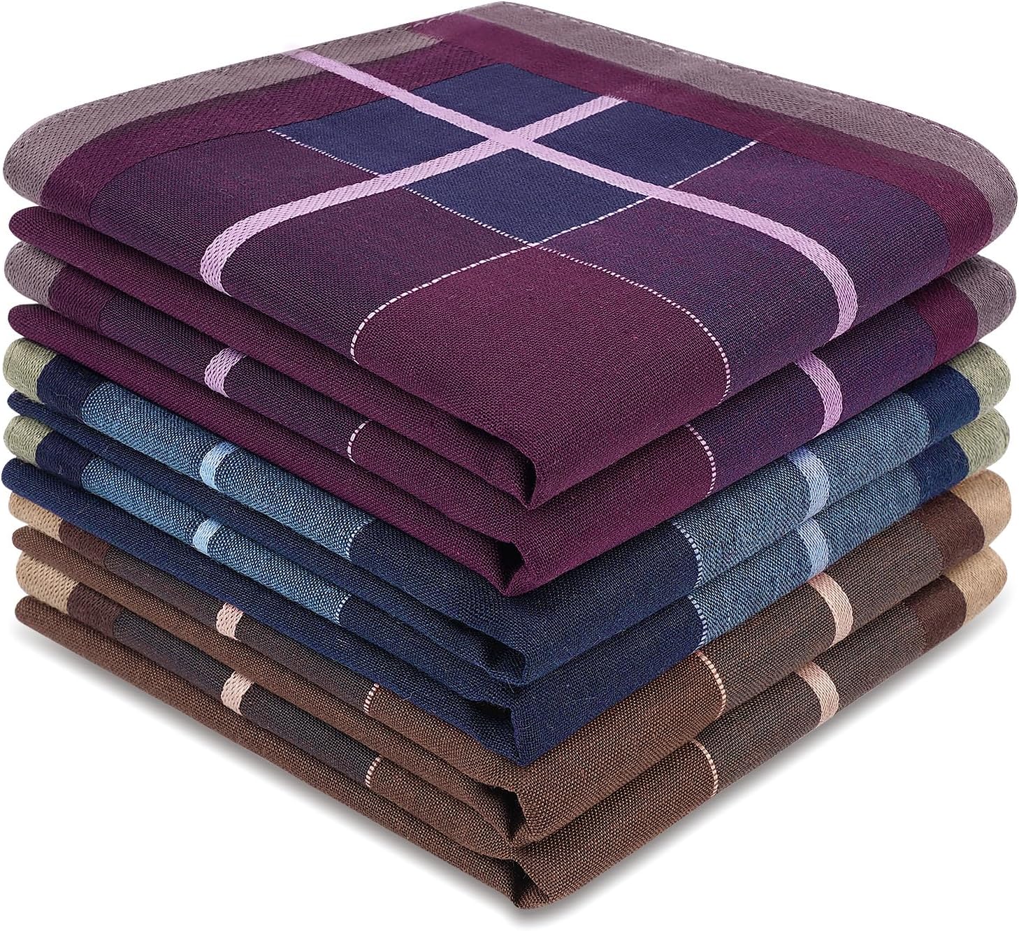 100% Cotton Handkerchiefs for  - Handkerchief Cotton Men review and price