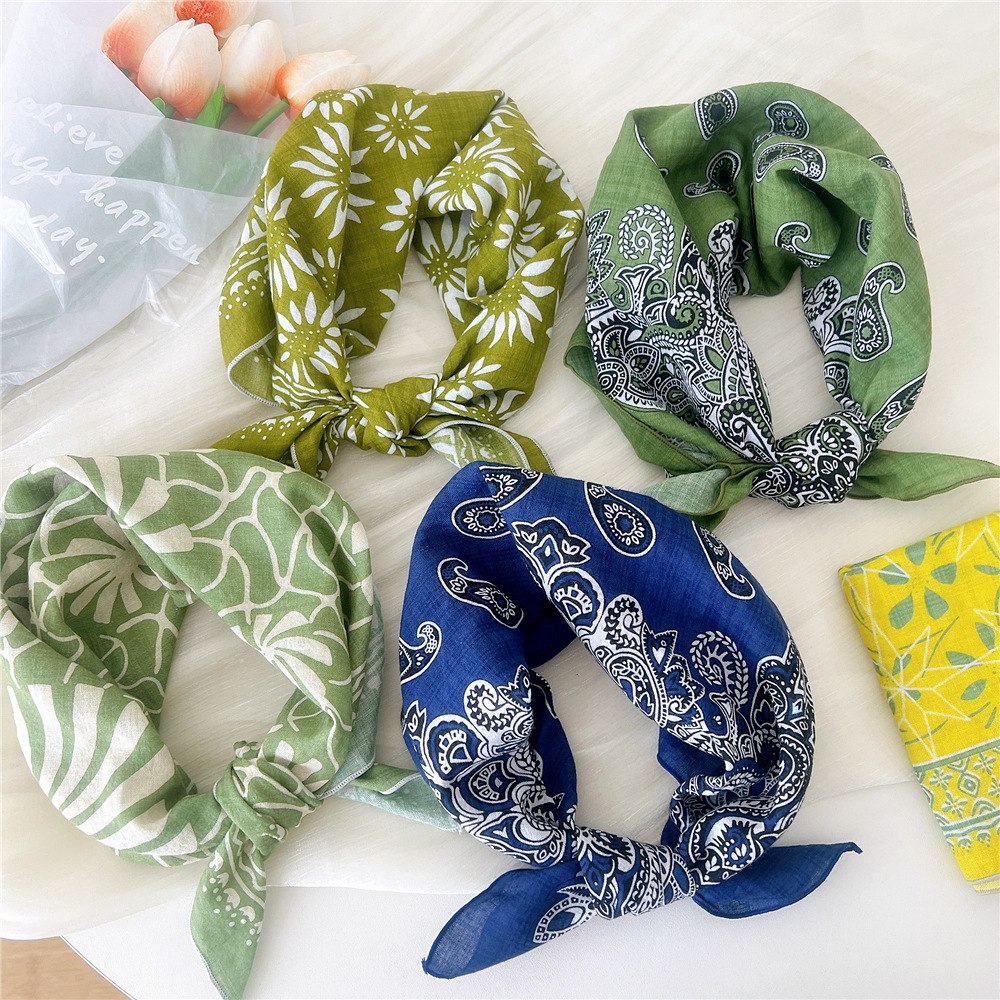 Luxury Floral Print Cotton Lin - Bandana Cotton review and price
