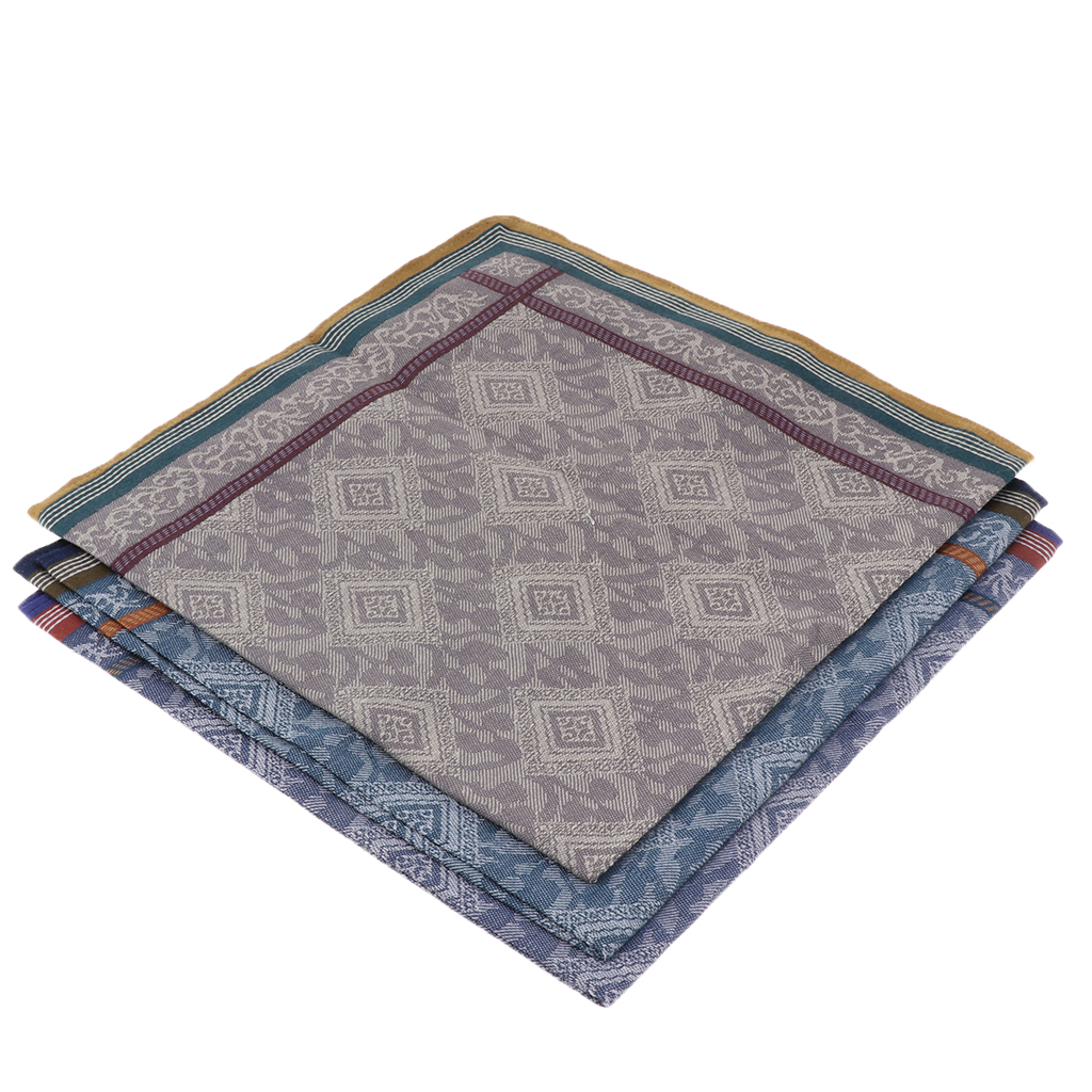 3pcs Classic Mens Plaid Handke - Handkerchief Cotton Men review and price