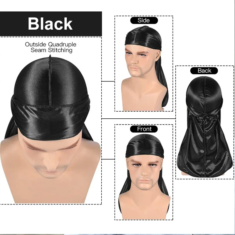 New silk Durag Bandana Turban  - Bandana Doo Rag review and price