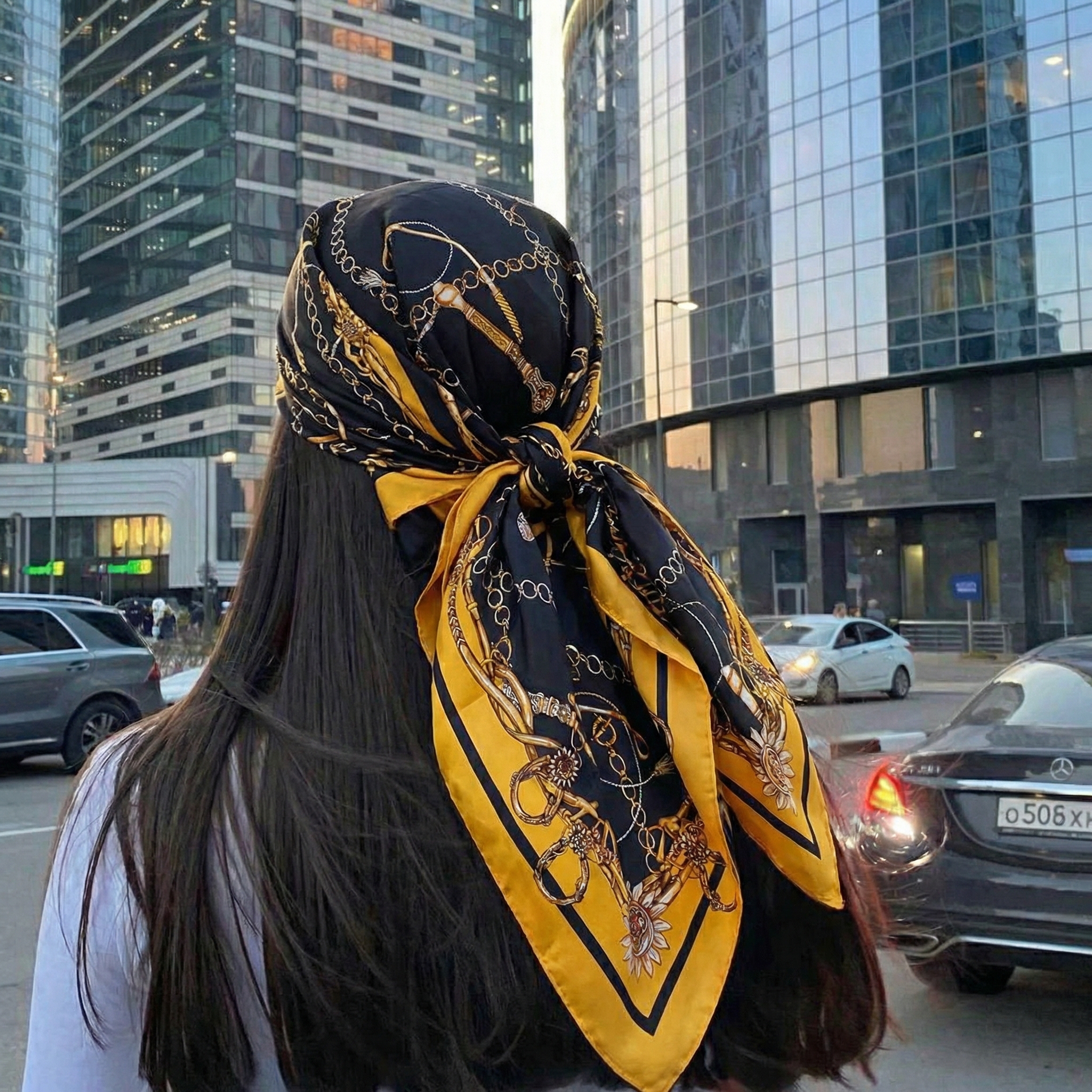 Satin Square Scarf Women Paisl - Face Scarf Mask review and price