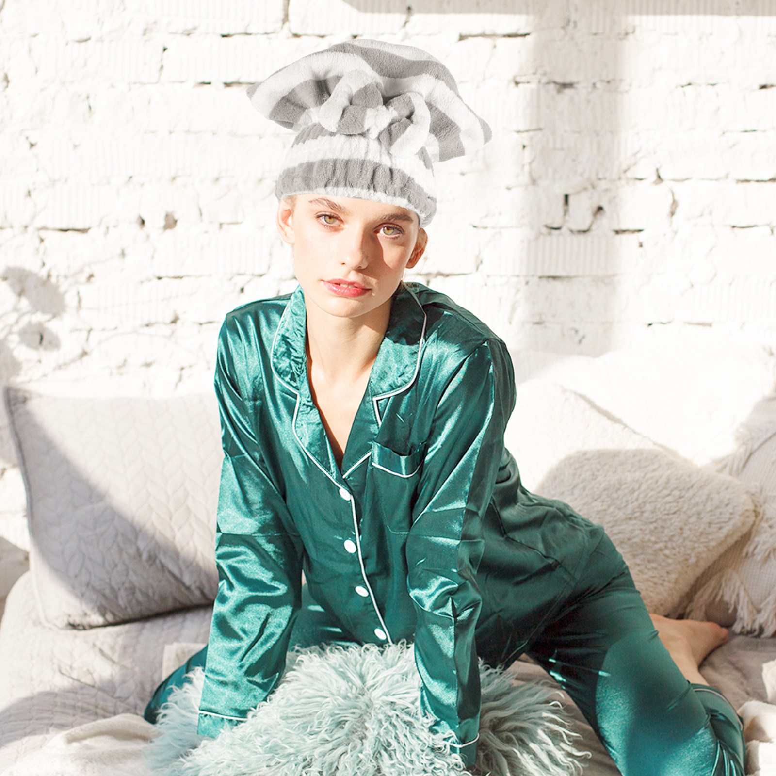 2Pcs Hair Drying Turban Cap Ab - Head Wrap Turban review and price