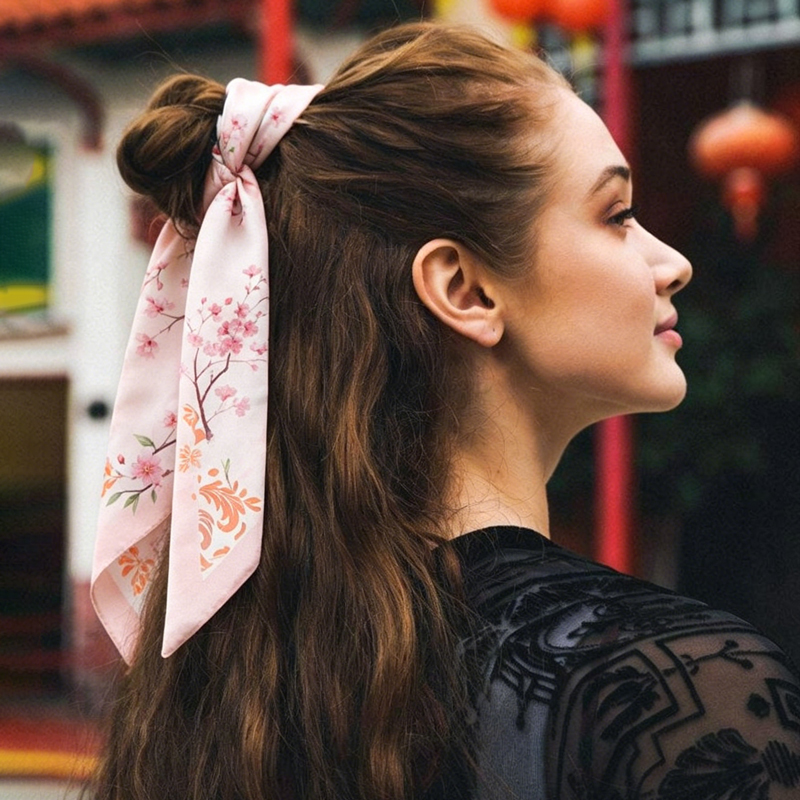 Fashion Women Silk Satin Skinn - Silk Neck Scarf review and price