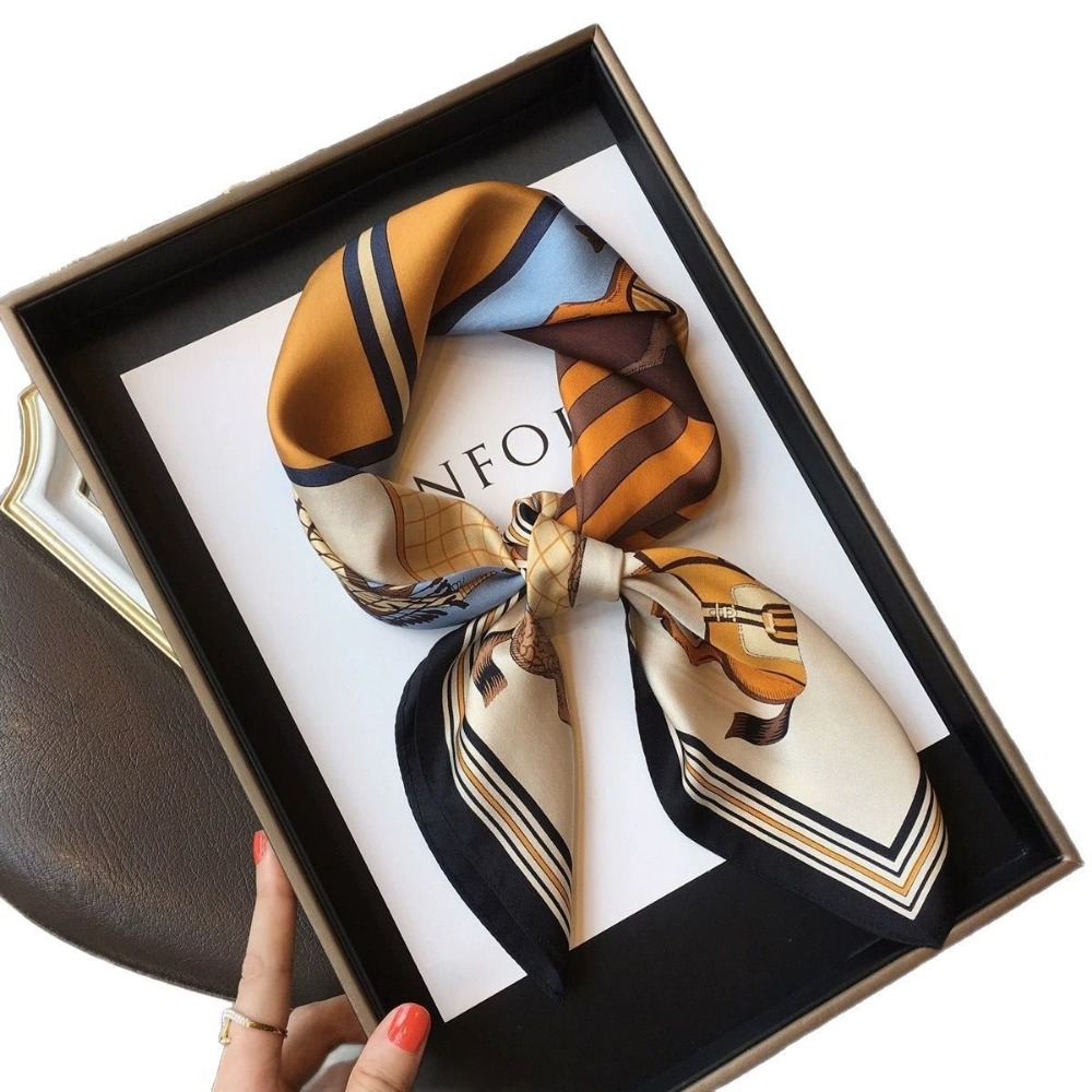 Fashion Satin Square Scarf for - Head Wrap Turban review and price