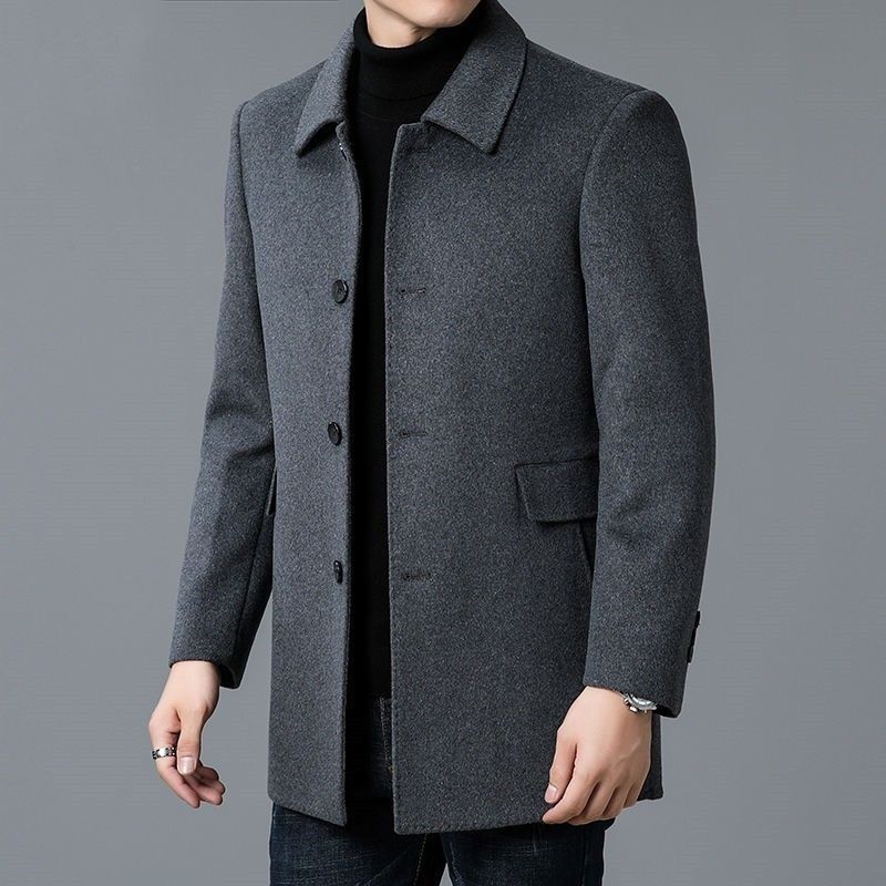 Wool Blend Coat White Mans Sha - Muffler Men Wool review and price