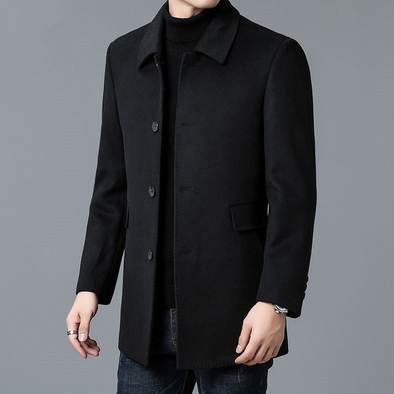 Wool Blend Coat White Mans Sha - Muffler Men Wool review and price