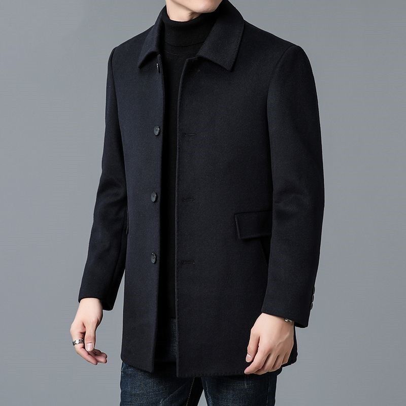 Wool Blend Coat White Mans Sha - Muffler Men Wool review and price