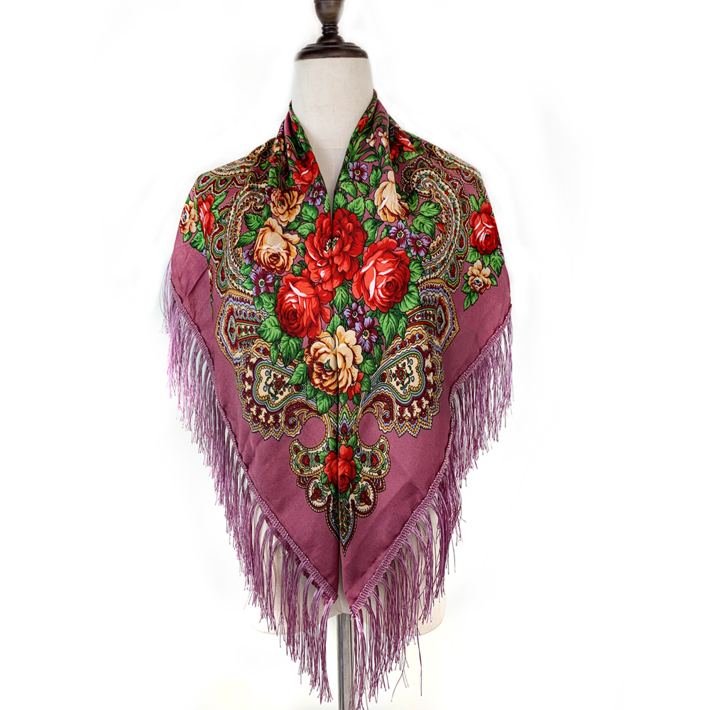 115*115cm Luxury Floral Print  - Bandana Cotton review and price