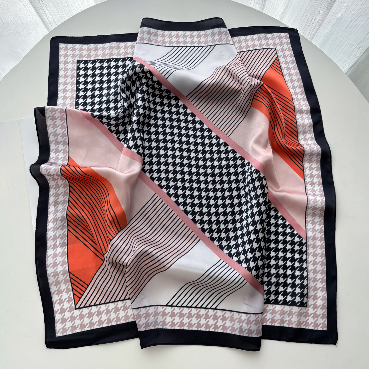 New Printed Square Scarf For W - Face Scarf Mask review and price