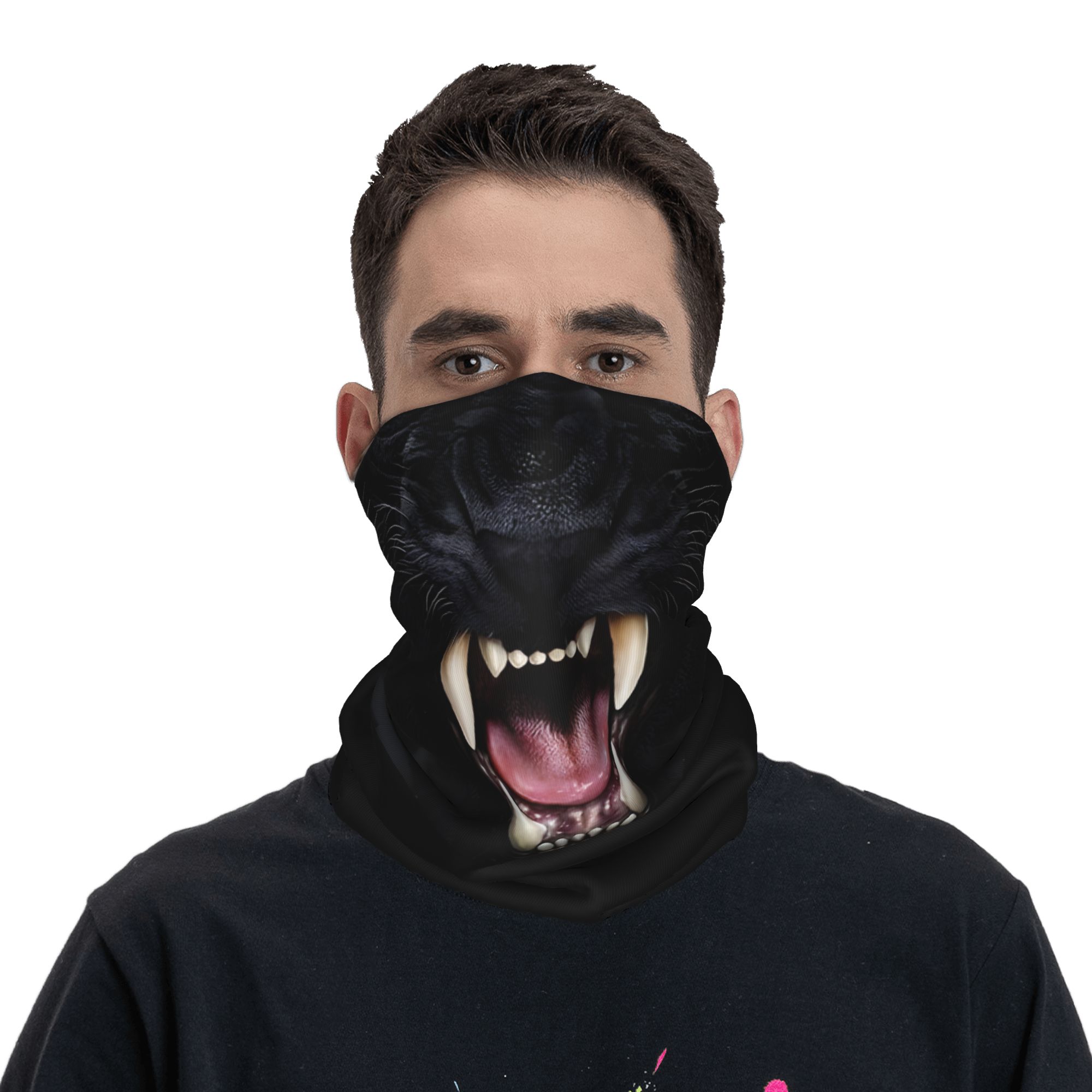 Custom Black Panther Animal He - Neck Warmer Tube review and price