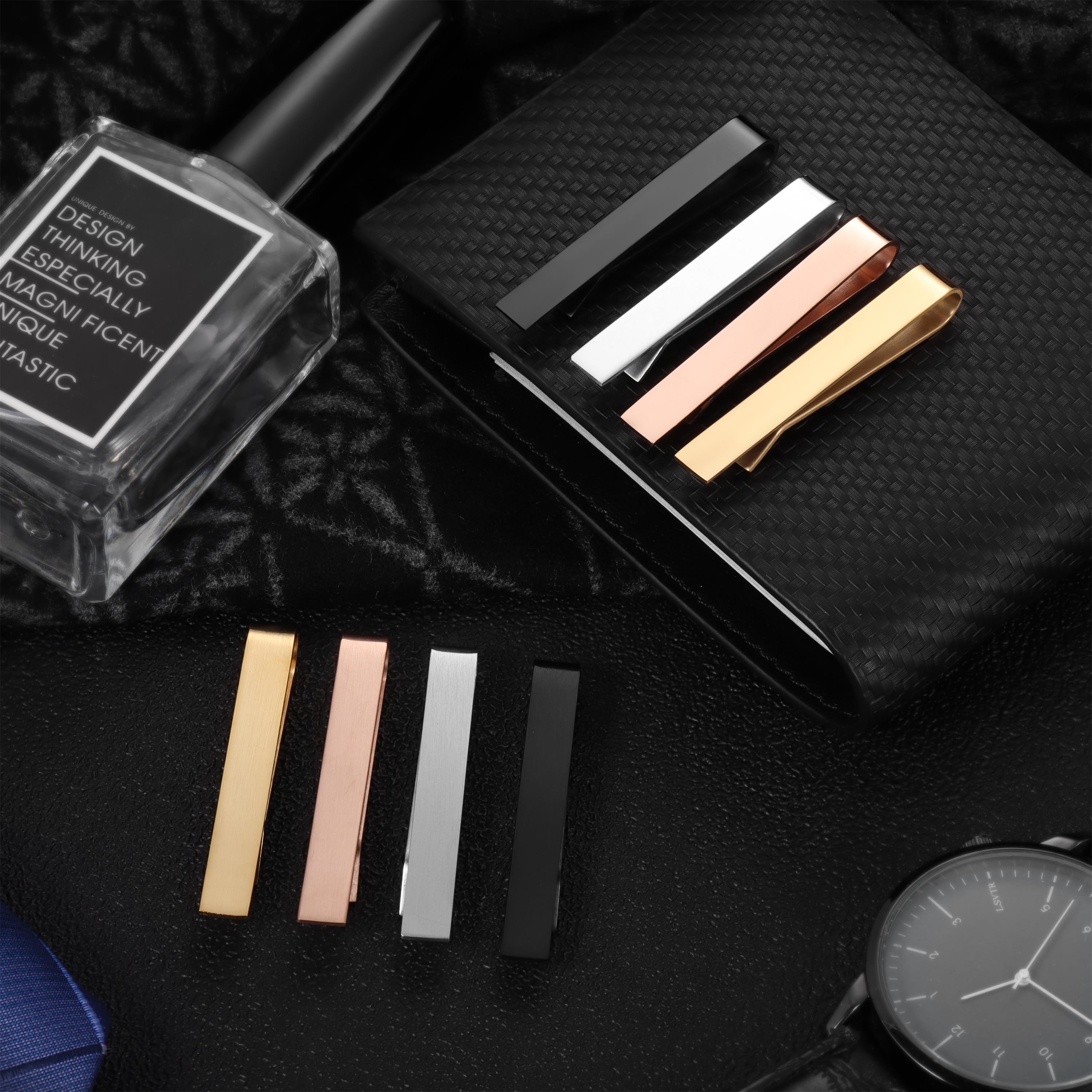 HAWSON 2 in shiny and brushTie - Tie Bar Set Gift review and price