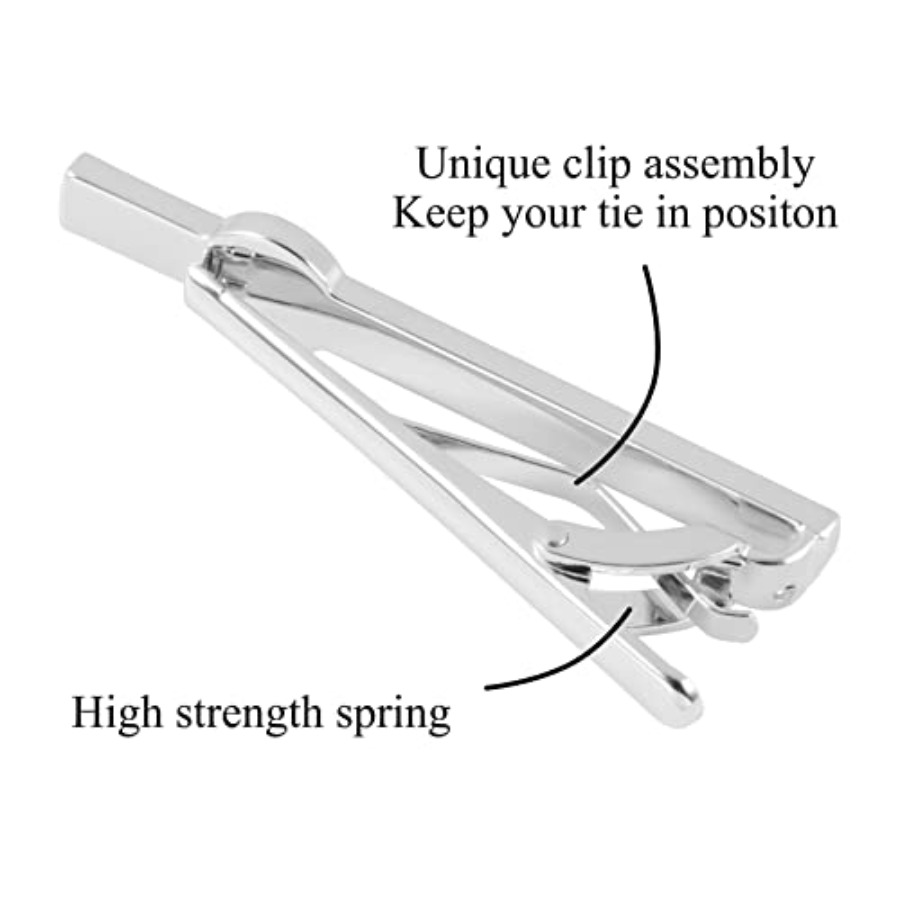 Tie Clips for Men 3Pcs Tie Bar - Tie Bar Set Gift review and price