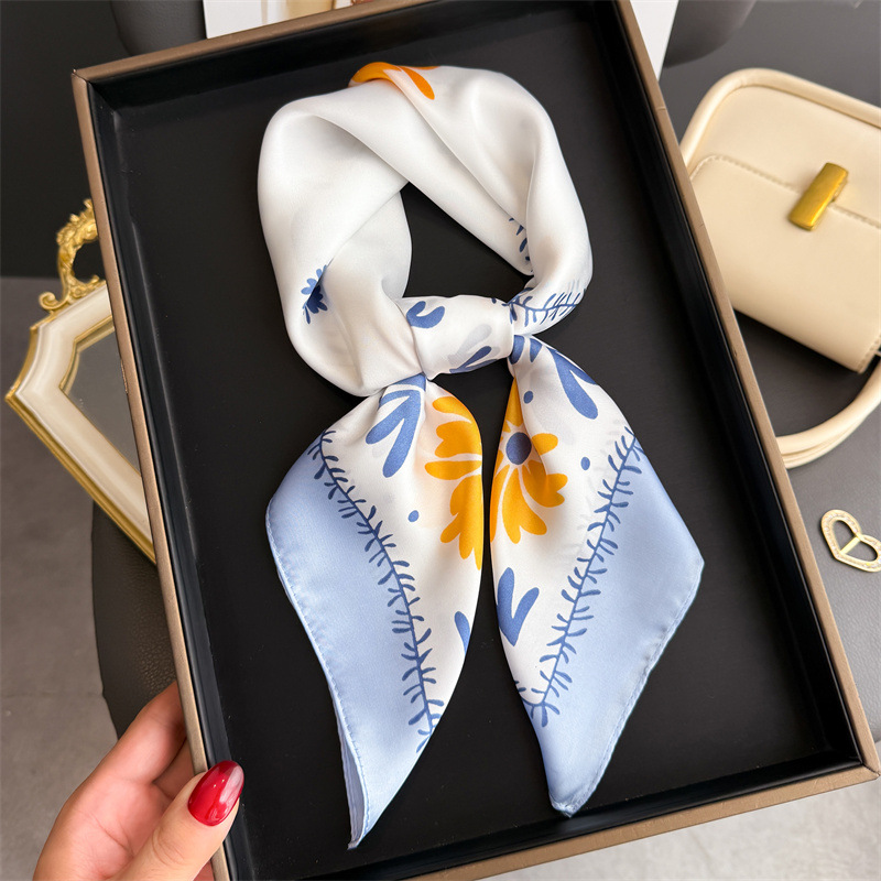 1Pc new printed fashion silk s - Scarf Silk Square review and price
