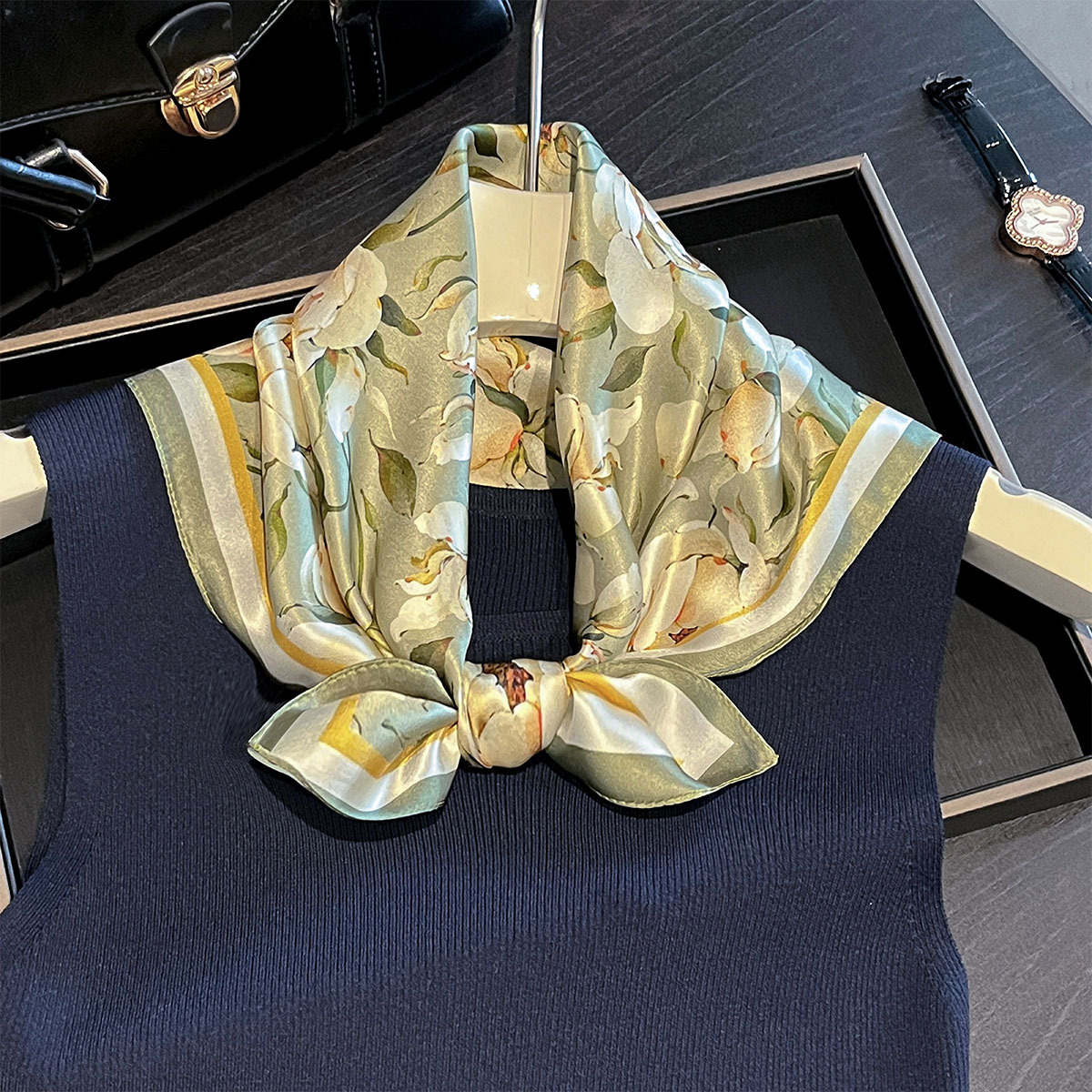 Designer Floral Square 65cm Ne - Bandana Cotton review and price