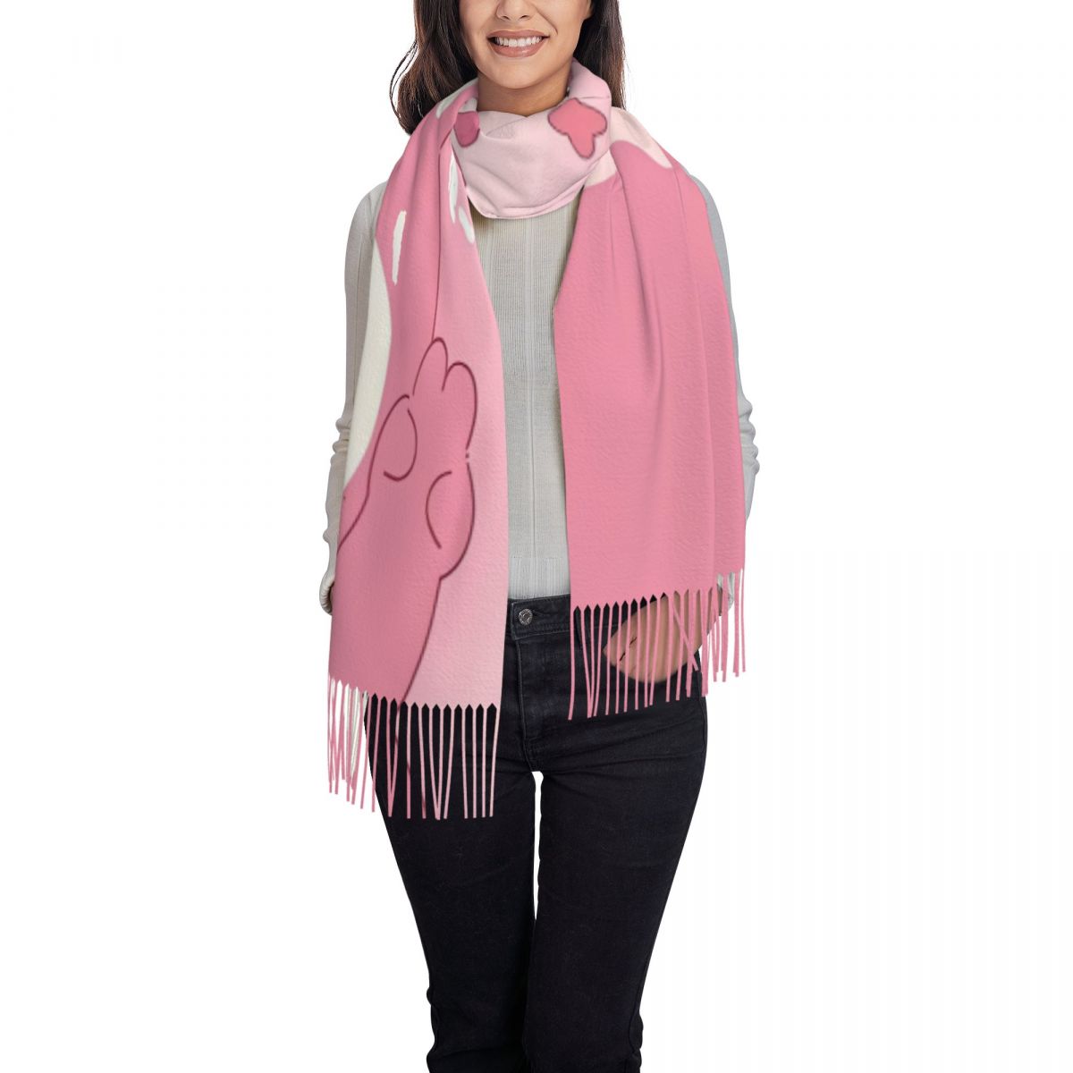 Lotso Pink Bear Women's Scarf  - Pashmina Wrap Large review and price