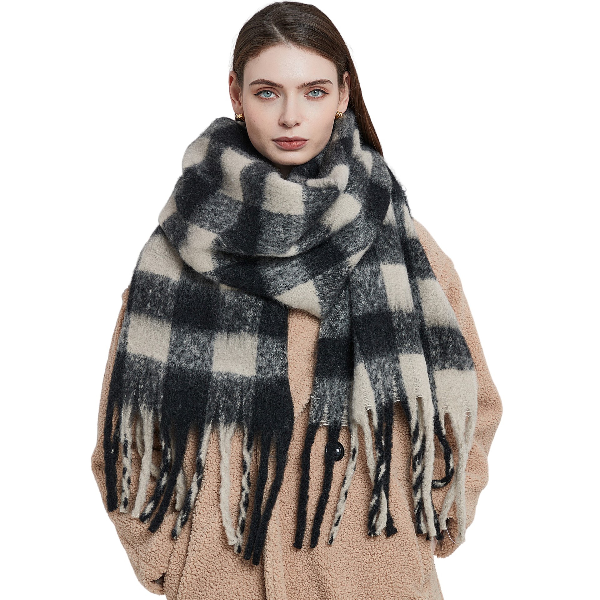 Thick Tassel Scarf Shawl Women - Pashmina Wrap Large review and price