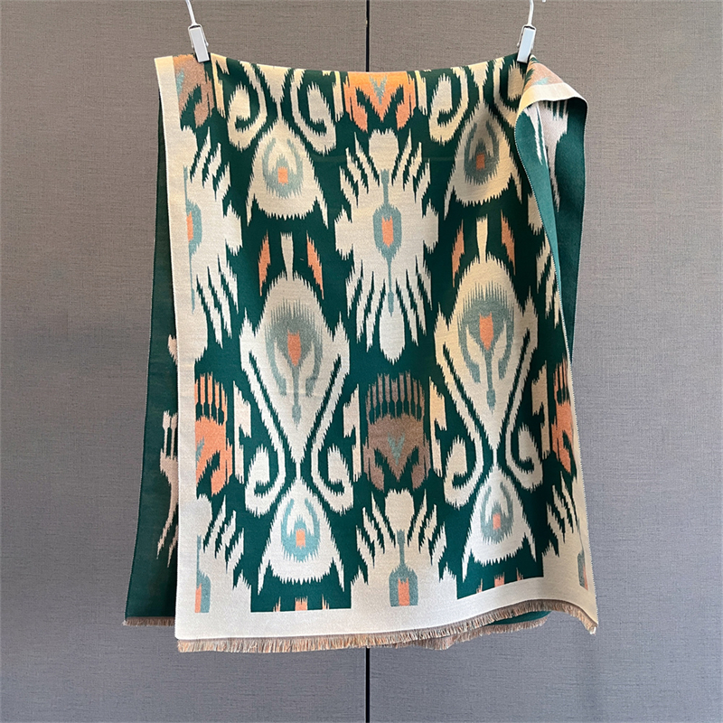 2025 Brand Warm Cashmere Ponch - Woven Scarf Blanket review and price