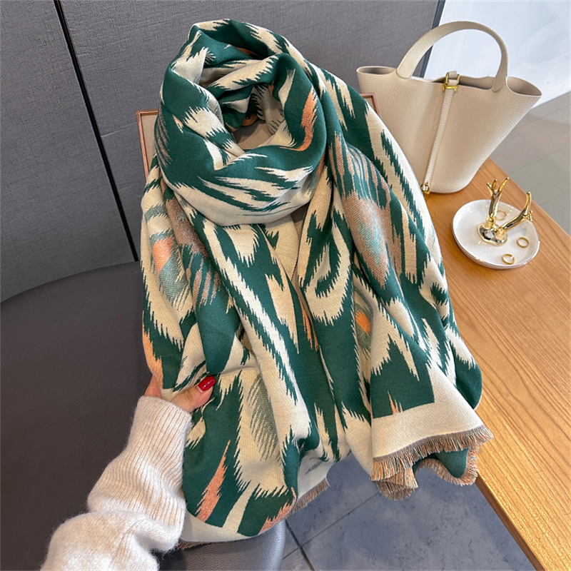 2025 Brand Warm Cashmere Ponch - Woven Scarf Blanket review and price