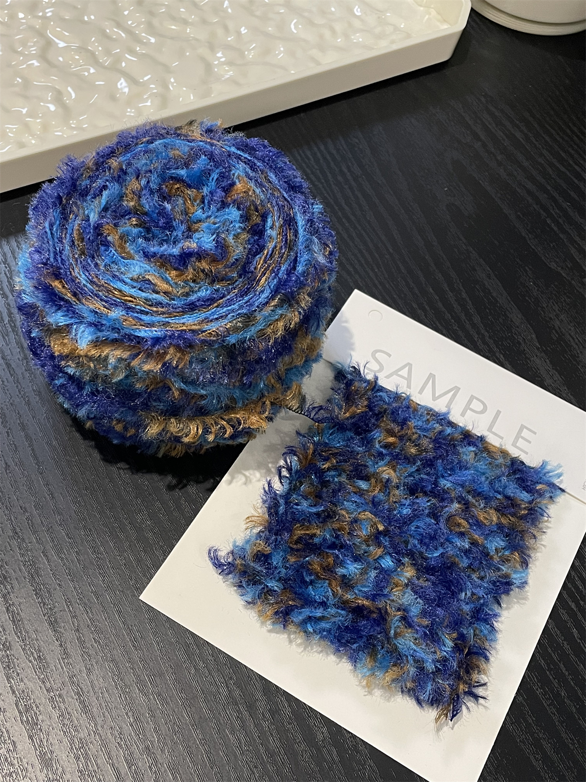 100g Colored Space-dyed Fur Ya - Woven Scarf Blanket review and price
