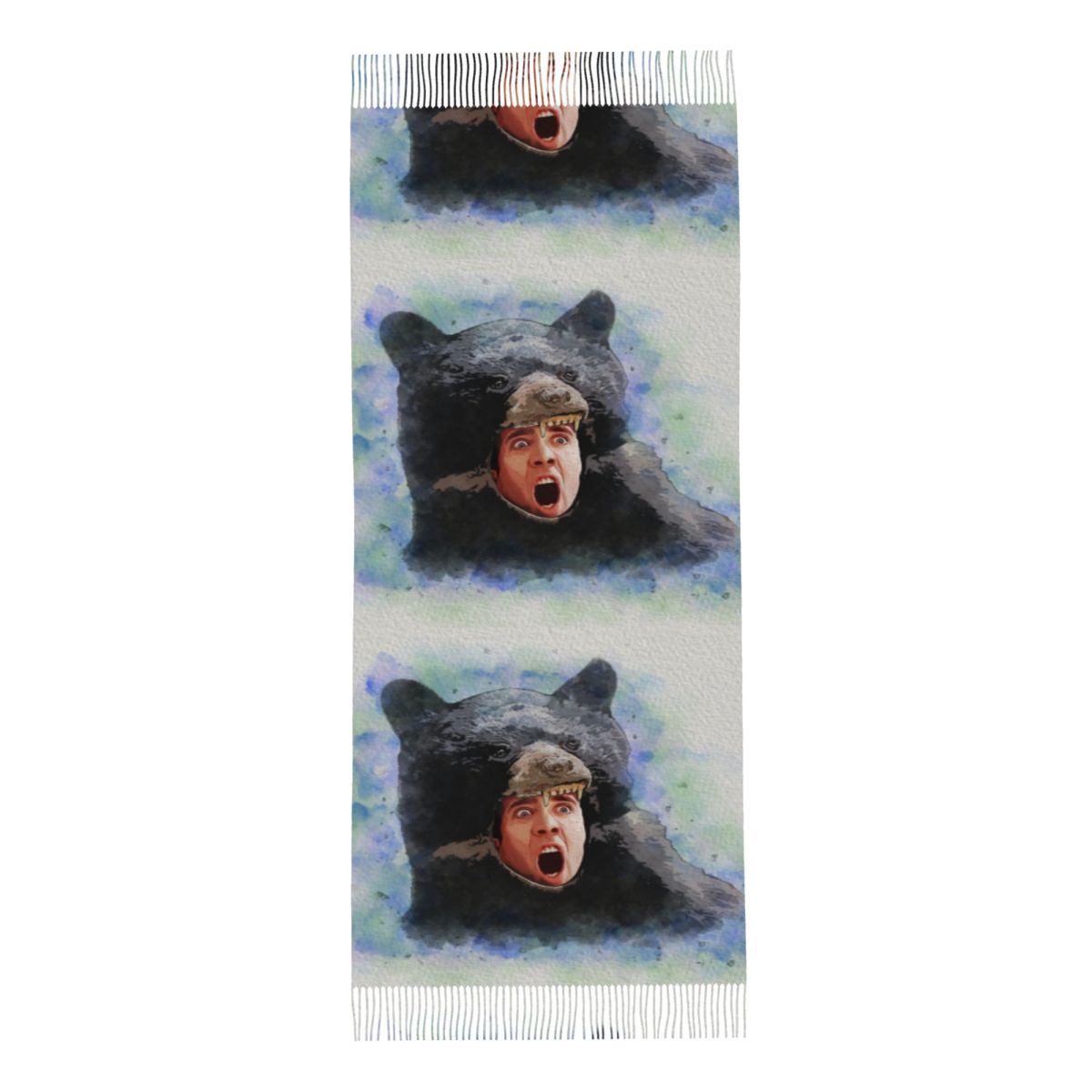 Cage Bear Watercolor Scarf for - Pashmina Wrap Large review and price