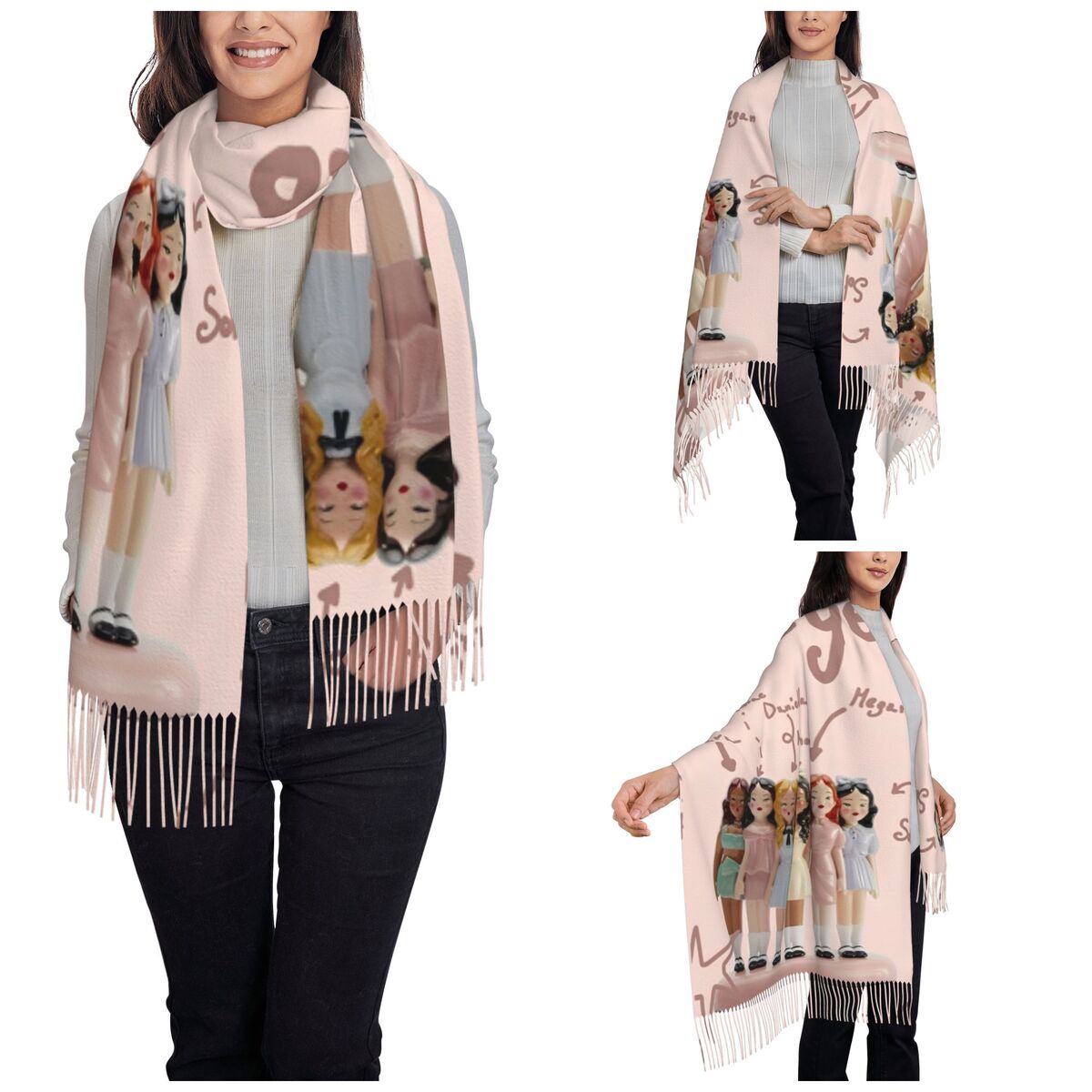 Katseye Kpop Idol Shawl Wrap W - Pashmina Wrap Large review and price