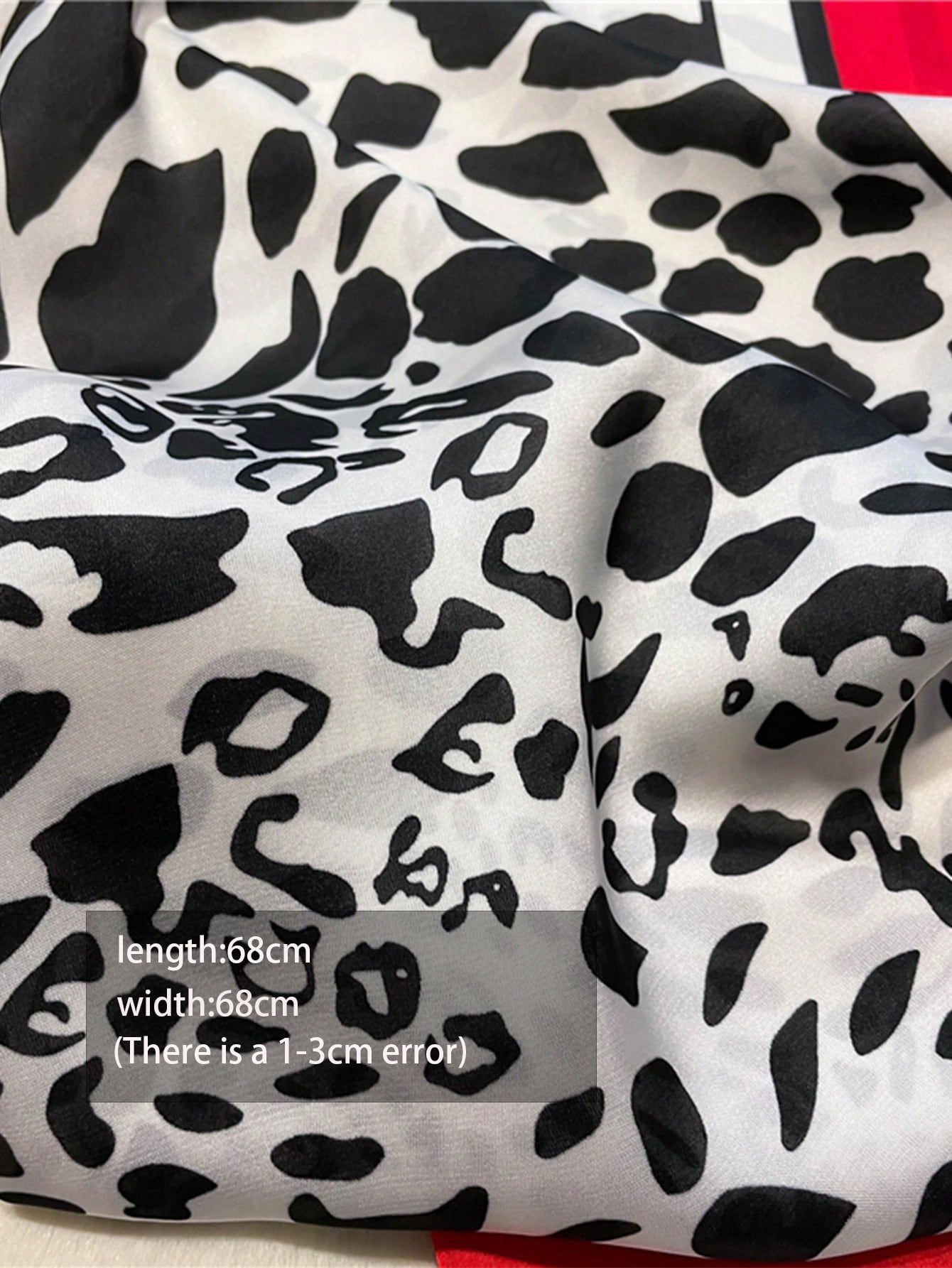 1pc Faux Silk Retro Leopard Pr - Bandana Cotton review and price