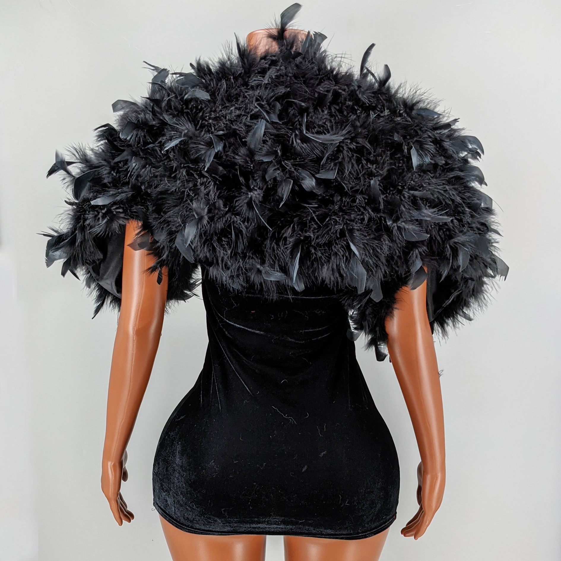Black Feather Shawl for Women  - Stole Wedding Shawl review and price