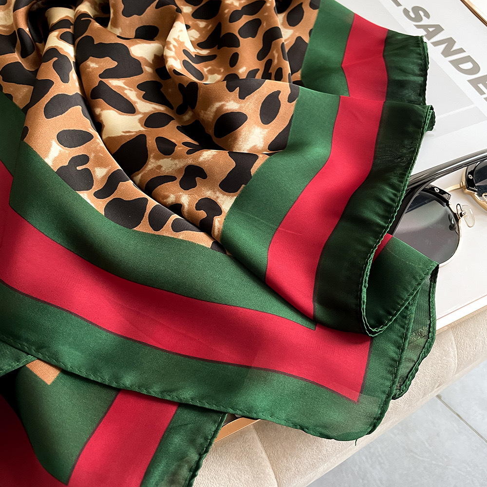 110cm Large Shawl Silk Square  - Face Scarf Mask review and price