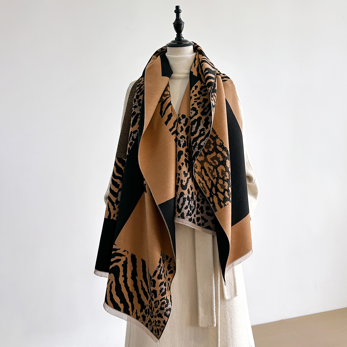 New Brand Elegance Two-Sided L - Woven Scarf Blanket review and price