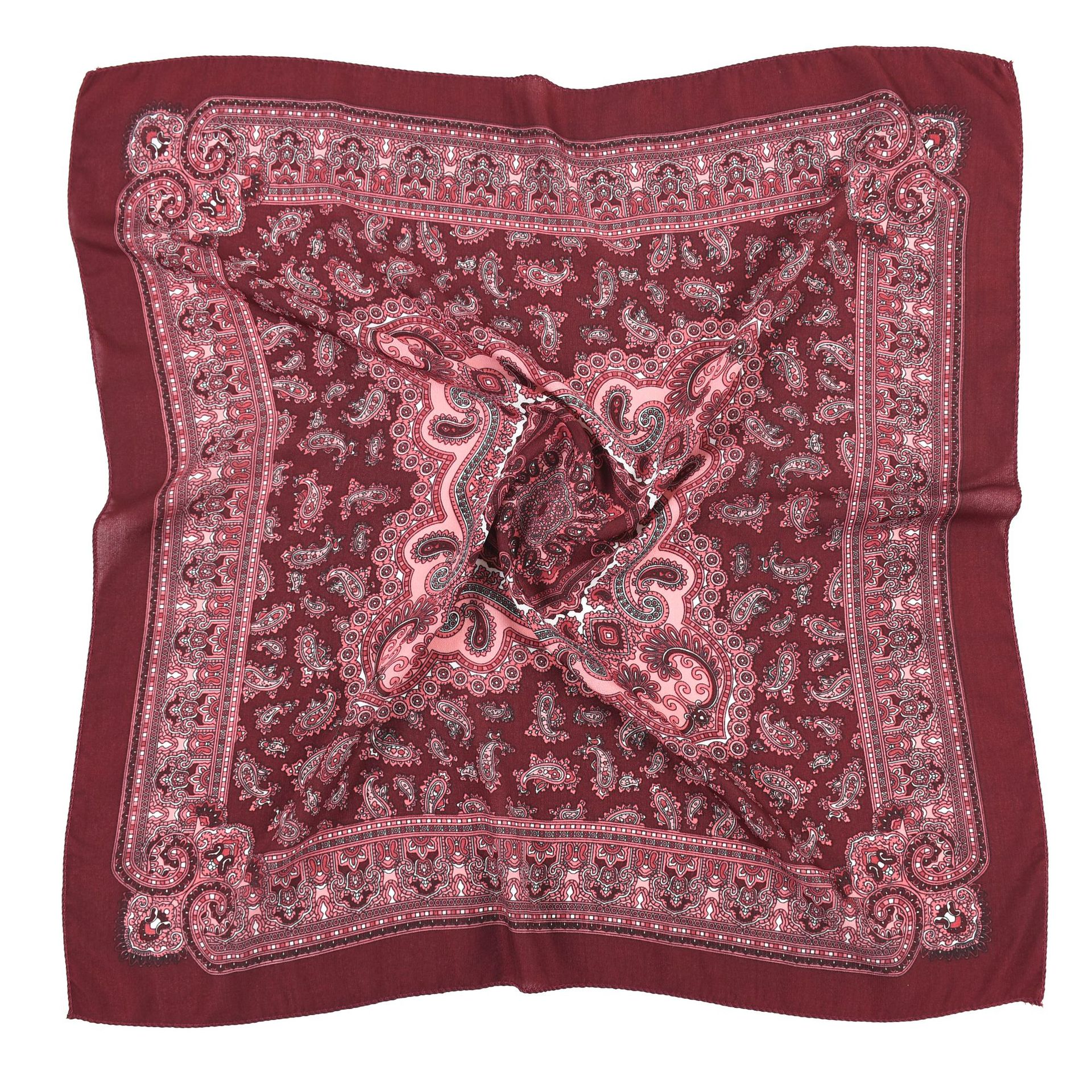 70*70cm Women Retro Floral Rus - Bandana Cotton review and price
