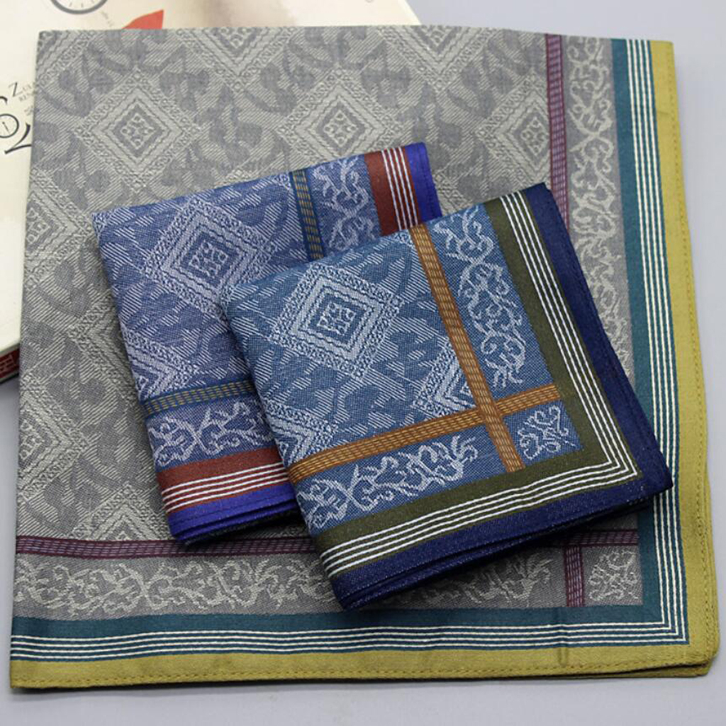 3pcs Mens Plaid Wedding Handke - Handkerchief Cotton Men review and price