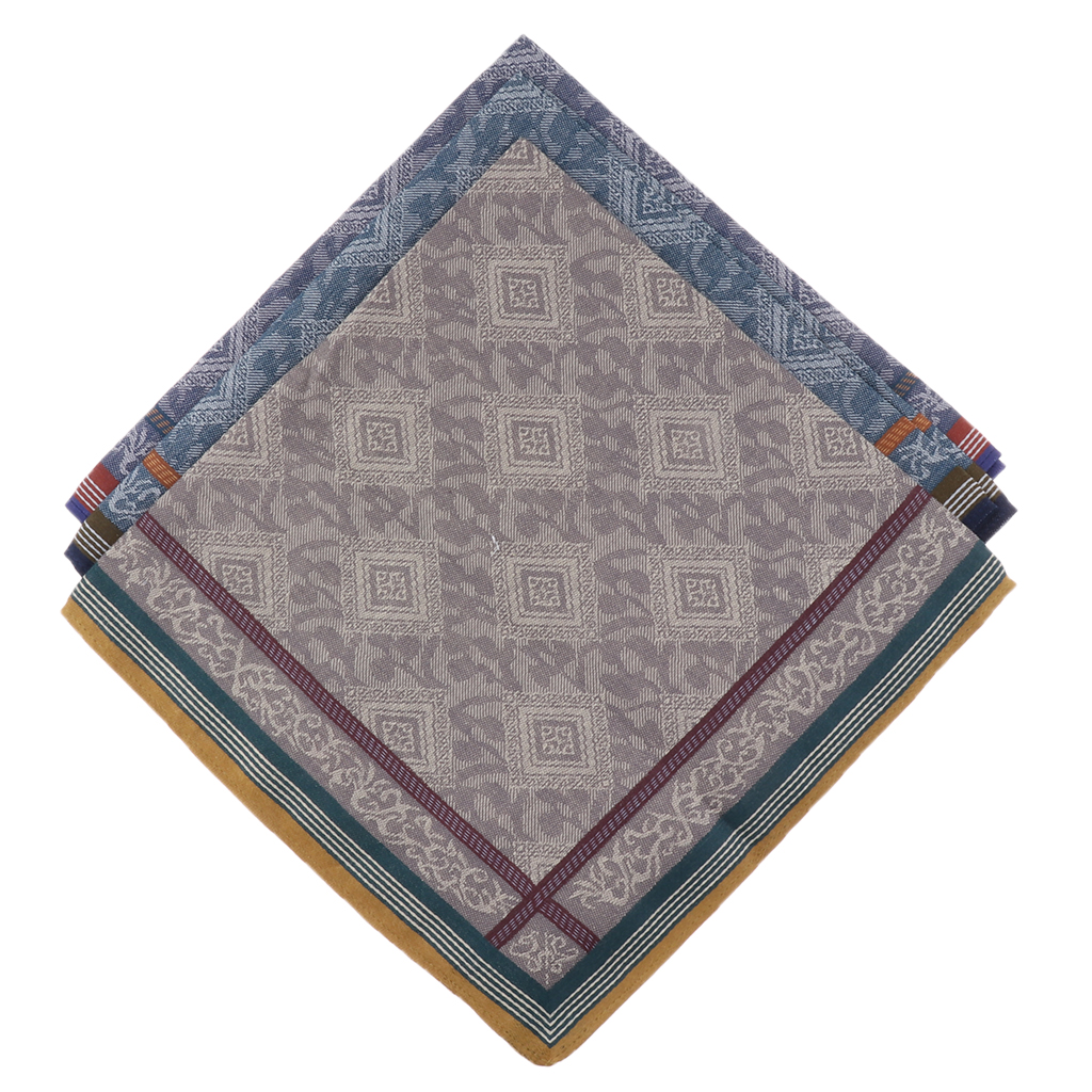 3pcs Mens Plaid Wedding Handke - Handkerchief Cotton Men review and price
