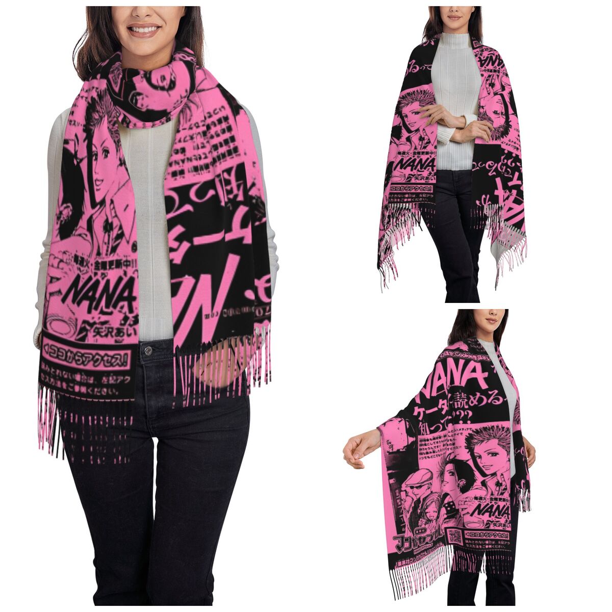 Women's Scarf with Tassel Nana - Pashmina Wrap Large review and price