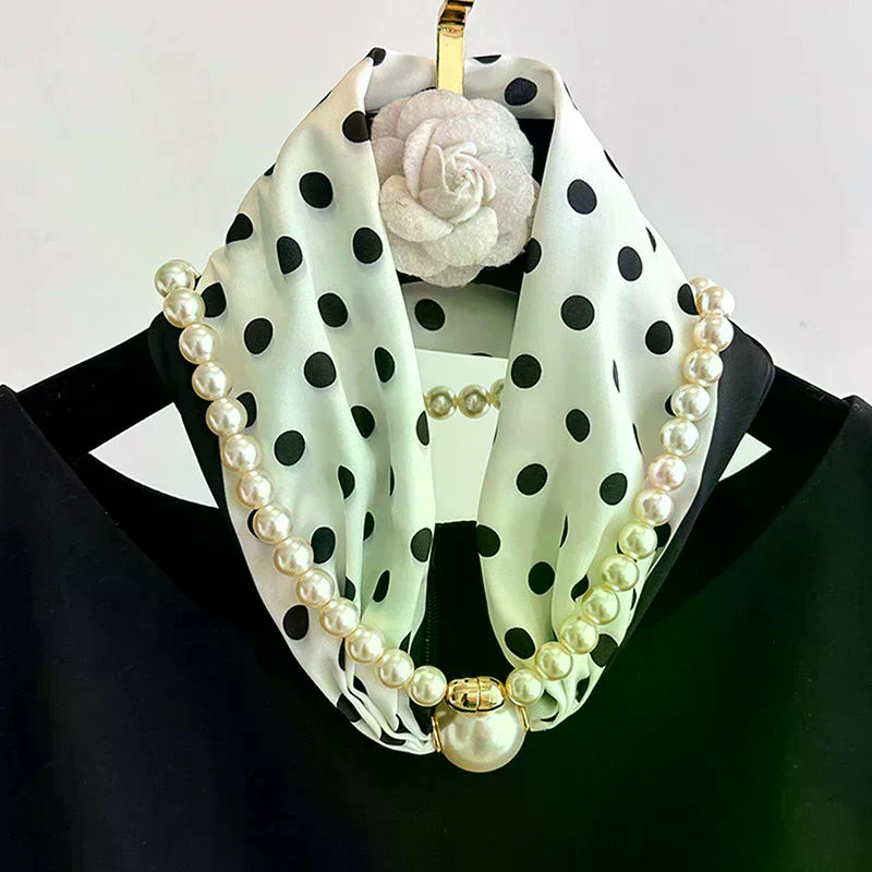 Magnetic Narrow Elegant Satins - Ascot Neck Scarf review and price