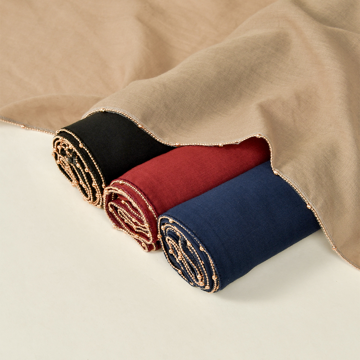 116*116cm Chains Rayon Cotton  - Bandana Cotton review and price