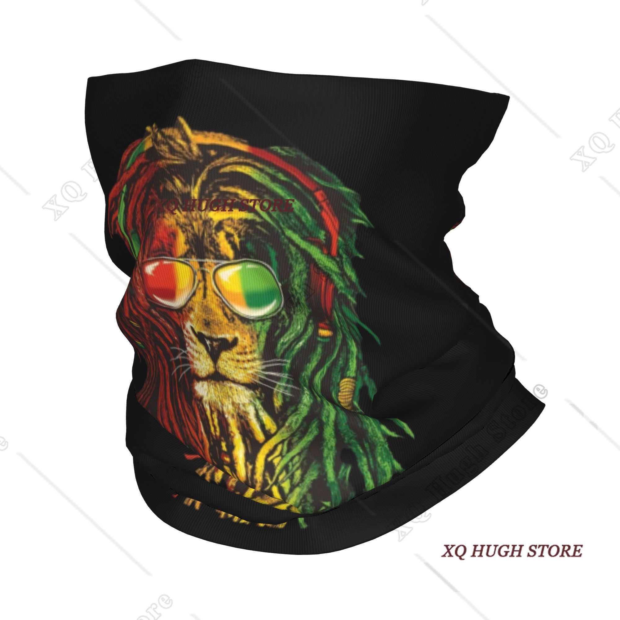 Rasta Reggae Lion Sunglass Art - Neck Warmer Tube review and price