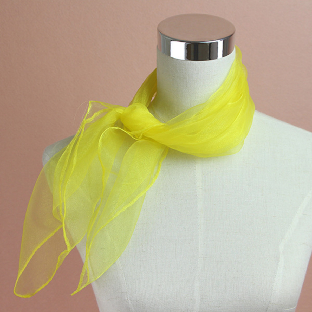 1pc 60x60cm Candy Colors Sheer - Ascot Neck Scarf review and price