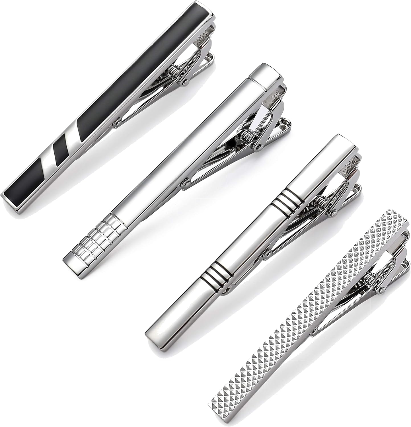 Classic Silver Tie Bar Set for - Tie Bar Set Gift review and price