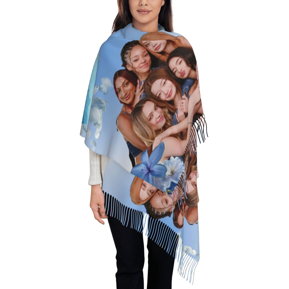 Katseye Kpop Scarf for Women W - Pashmina Wrap Large review and price
