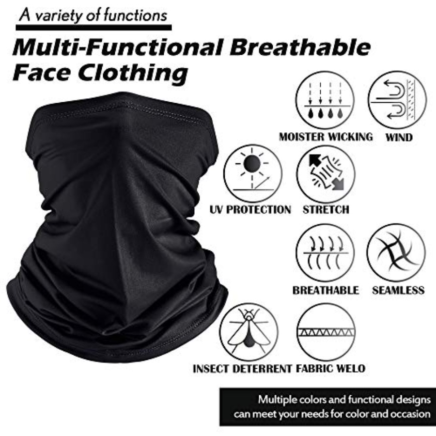 Geyoga Neck Gaiter Bandana Fac - Face Scarf Mask review and price