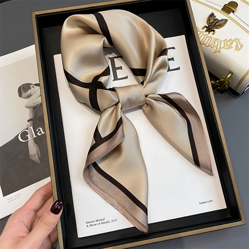 100% Real Silk Scarf New 70CM  - Silk Neck Scarf review and price